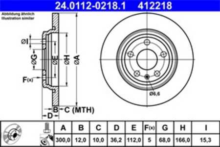 Bromsskiva, Bakaxel, audi, 80A 615 601 B, 8W0 615 601 C, 8W0 615 601 H