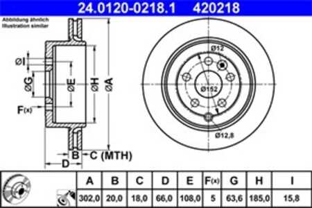 Bromsskiva, Bakaxel, land rover freelander 2, LR001019