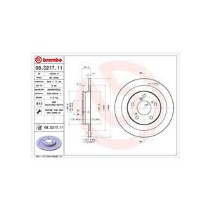 Bromsskiva, Bakaxel, honda civic ix, 42510TV8E00