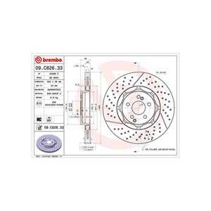 Bromsskiva, Bakaxel, mercedes-benz e-klass [w213], e-klass t-model [s213], 2134230000, A2134230000