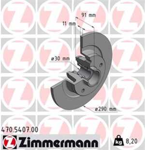 Bromsskiva, Bakaxel, renault espace v, 4320 273 06R