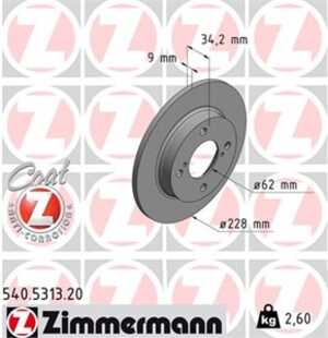 Bromsskiva, Bakaxel, suzuki baleno, 55611-M68P00, 55611-M68P00-000