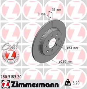 Bromsskiva, Bakaxel, honda insight, jazz iii, 42510-TM8-G00, 42510-TM8-G01