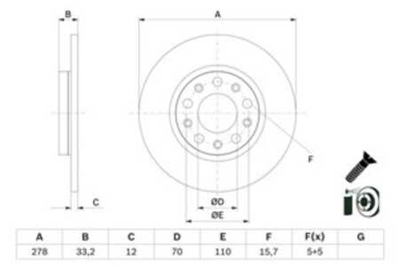 Bromsskiva, Bakaxel, jeep cherokee, cherokee van, 04779 885AB, 04779 885AC, 4779 885AB, 4779 885AC, 68242 659AB, K0477 9885 AB