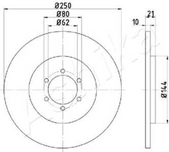 Bromsskiva, Bakaxel, alfa romeo 75, 90, alfetta, alfetta gt, giulietta, gtv, 0060526121, 0060701786, 116.50.26.215.00, 116.50.2