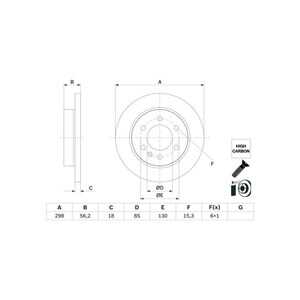 Bromsskiva, Bakaxel, mercedes-benz, 910 423 21 00, A 910 423 21 00