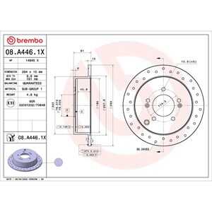 Bromsskiva, Bakaxel, hyundai,kia, 584112Y300, 584113A300, S584113A300, S584113A300A