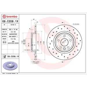 Bromsskiva, Bakaxel, jaguar e-pace, land rover discovery sport, discovery sport van, J9C1168, LR061388