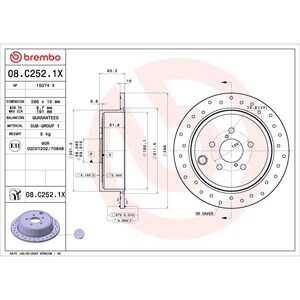 Bromsskiva, Bakaxel, subaru,toyota, 26700AJ00A, 26700FG000, SU00300639