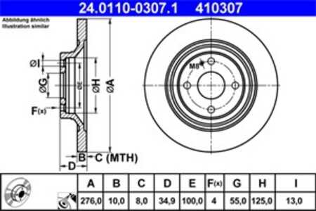 Bromsskiva, Bakaxel, mazda mx-5 ii, N06Y-26-251, N06Y-26-251A, N06Y-26-251B, N0YY-26-251, N0YY-26-251A, N0YY-26-251B