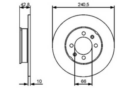 Bromsskiva, Bakaxel, mg mg tf, mgf, GBD 90842, SDB 1004 60