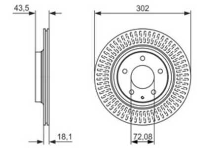 Bromsskiva, Bakaxel, mazda rx-8, F151-26-251, F151-26-251A, F152-26-251A