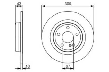 Bromsskiva, Bakaxel, mercedes-benz slc [r172], slk [r172], 000 423 16 12, 172 423 02 12, A 000 423 16 12, A 172 423 02 12