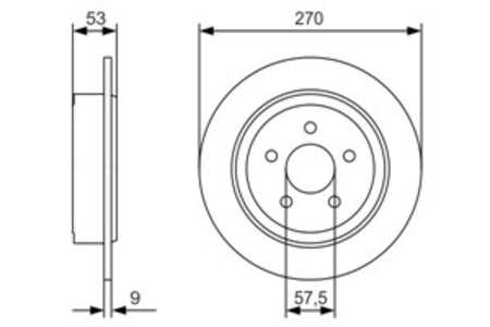 Bromsskiva, Bakaxel, chrysler,dodge, 04764 934AA, 05085 651AA, 05085 651AB, 4764 934AA, 5085 651AA, 5085 651AB