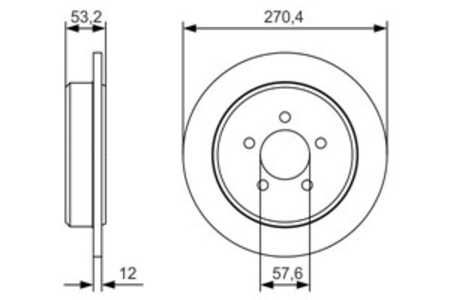 Bromsskiva, Bakaxel, chrysler pt cruiser, pt cruiser cabriolet, dodge neon ii, 04509 553AB, 05085 652AA, 05085 652AB, 4509 553A