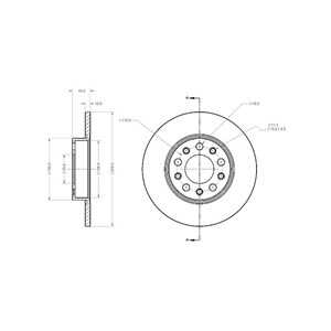 Bromsskiva, Bakaxel, alfa romeo 159, 159 sportwagon, brera, giulietta, spider, fiat 500x, jeep renegade suv, 0000051963547, 000