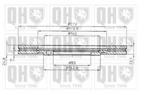 Bromsskiva, Fram, mazda b-serie, UC86-33-251, UC86-33-25X, UC86-33-25XC