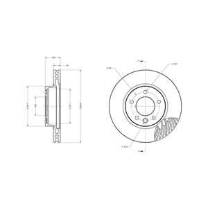 Bromsskiva, framaxel vänster, porsche cayenne, vw touareg, 7L6 615 301 D, 7L6 615 301 J, 7L6 615 301 N, 955  351 40 141, 955 35