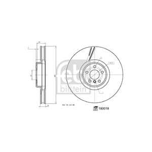 Bromsskiva, framaxel vänster, bmw, 34 11 6 860 919, 34 11 6 887 397