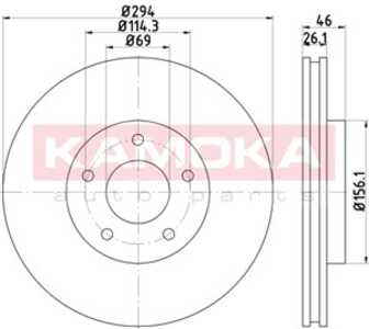 Bromsskiva, Framaxel, chrysler,citroën,jeep,mitsubishi,peugeot, 0 5105 514AA, 05105514AA, 1-5105514AA, 16 075 005 80, 160750058