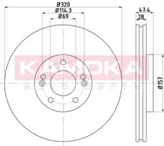 Bromsskiva, Framaxel, hyundai i40 i, i40 cw i, kia optima, 517122T000, 517122T100, 51712-2T100