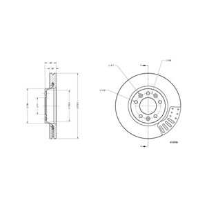 Bromsskiva, Framaxel, citroën,fiat,peugeot,toyota, 4249 20, 4249 21, 4249 87, 4249 J9, 9467548387, SU001-A1063