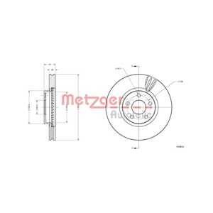 Bromsskiva, Framaxel, ford galaxy iii, s-max, 1877785, 2032690, E1GC1125AB, E1GC1125AC