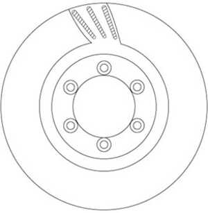 Bromsskiva, Framaxel, ssangyong rexton / rexton ii, 4144108030