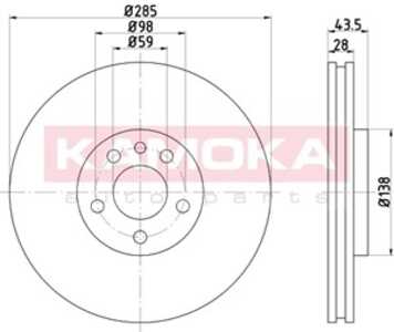 Bromsskiva, Framaxel, citroën,fiat,lancia,peugeot, 00004249L3, 1325772080, 1331301080, 1340179080, 1340193080, 135772080, 16063