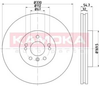 Bromsskiva, Framaxel, mercedes-benz m-klass [w164], r-klass [w251, v251], 164 421 04 12, 164 421 13 12, 1644210412, 1644211312,