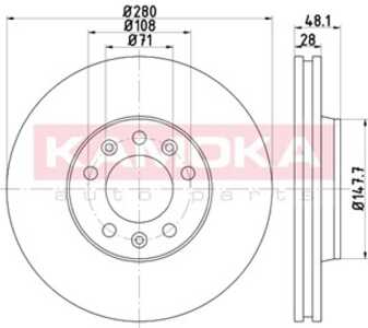 Bromsskiva, Framaxel, citroën,fiat,peugeot, 1401416880, 1611841880, 1618865080, 42.49.21, 4249 20, 4249 21, 4249 87, 4249 J9, 4