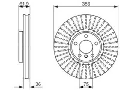 Bromsskiva, Framaxel, bmw x5 [e53], 34 11 6 756 847