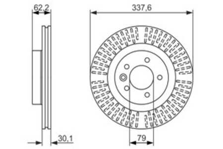 Bromsskiva, Framaxel, land rover discovery iii, range rover sport i, SDB 0006 12, SDB 0006 13, SDB 0006 14