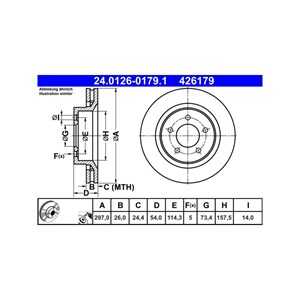 Bromsskiva, Framaxel, chrysler 300m, concorde, 0 4779 133AA, 0 4779 133AB, 0 4779 133AC, 4779 133AA, 4779 133AB, 4779 133AC