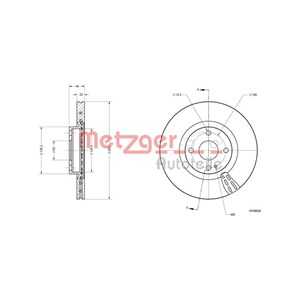 Bromsskiva, Framaxel, fiat 124 spider, mazda mx-5 iv, mx-5 rf targa, 0006000612391, 6000612391, N251-33-251