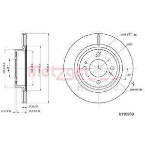 Bromsskiva, Framaxel, mitsubishi mirage / space star halvkombi vi, mirage sedan vi, 4615A 129, 4615A129