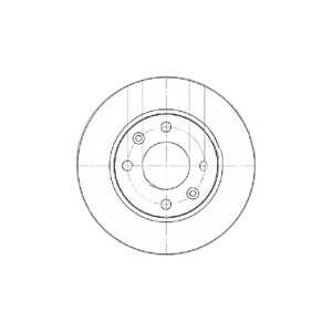 Bromsskiva, Framaxel, citroën,peugeot, 169003, 424694, 4246A7, 424996, 91517695, 95661474, 95661747, L3501101