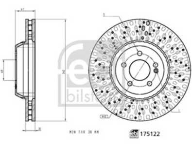 Bromsskiva, Framaxel, mercedes-benz s-klass [w222, v222, x222], 222 420 01 72 28, 222 420 01 72, 222 421 50 00, A222 420 01 72 