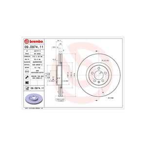 Bromsskiva, Framaxel, audi a1 sportback, 2Q0615301J