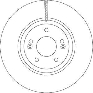 Bromsskiva, Framaxel, hyundai ix55, 51712-3J500, 517123J500DS