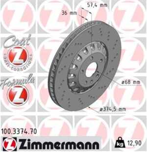 Bromsskiva, Framaxel, audi,vw, 4M0 615 301 AD, 4M0 615 301 AS, 4M0 615 301 R