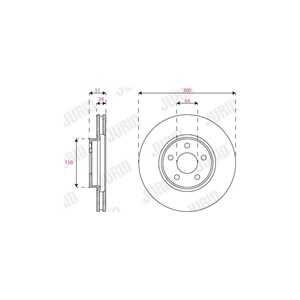 Bromsskiva, Framaxel, ford galaxy iii, s-max, 1877785, E1GC1125AB