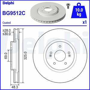 Bromsskiva, Framaxel, hyundai tucson, kia sportage v, 51712N7100