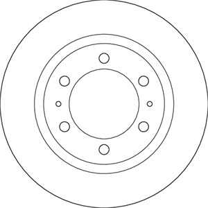 Bromsskiva, Framaxel, toyota hilux pick-up viii, 43512-04051, 43512-04052, 43512-0K230, 43512-35320, 43512-35321, 43512-35322