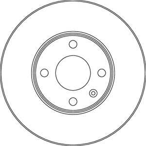 Bromsskiva, Framaxel, opel karl, 13584677, 5 69 131