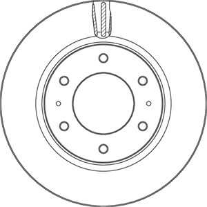 Bromsskiva, Framaxel, mitsubishi pajero sport iii, 4615A223