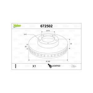 Bromsskiva, Framaxel, alfa romeo 159, 159 sportwagon, brera, spider, 46843608, 51760621