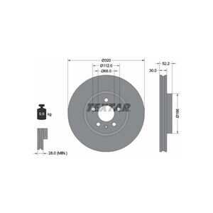 Bromsskiva, Framaxel, audi a4 allroad b8, a4 b8, a4 b8 avant, a5, a5 cabriolet, a5 sportback, q5, q5 van, 4GD615301, 8K0098301G