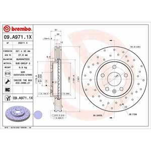 Bromsskiva, Framaxel, chevrolet,opel,saab,vauxhall, 13501297, 13501308, 13501320, 13502214, 13579150, 23118055, 23118530, 56906