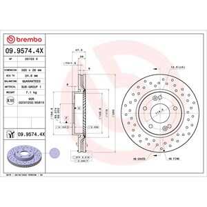 Bromsskiva, Framaxel, hyundai,kia, 517121H000, 517121H100, 517122K100, 517122L000, S517122K100